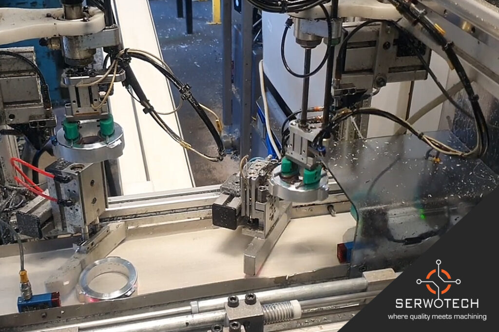 automatyczne załadunek półfabrykantów do maszyny cnc